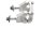 Torretas manillar soportes abrazadera kit Aprilia SMV 750 Dorsoduro M551M 08-17