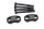 Handlebar clamps risers holders mounts bolts set top BMW F 650 GS R13 0175 04-08