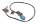 Bremslichtschalter Fussbremse Kabel Halterung hinten BMW F 650 GS R13 0175 04-08