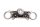 Tija superior horquilla pletina dirección Aprilia SMV 750 Dorsoduro M551M 08-17