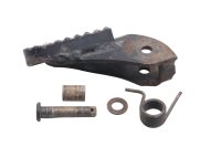 Footrest peg front right with spring pivot pin bush BMW F...