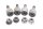Tornillos soporte motor tuercas delantero Aprilia SMV 750 Dorsoduro M551M 08-17