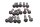 Tornillos disco de freno delantero trasero Aprilia SMV 750 Dorsoduro M551M 08-17