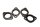 Udstødningsflange sæt manifold møtrikker BMW K 100 RS 2 Ventiler K589 0502 83-89