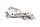 Soporte estribera placa delantera derecha Aprilia SMV 750 Dorsoduro M551M 08-17
