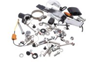 Schrauben Konvolut Muttern Blinker Auspuffschelle Motorrad Zubehör universell