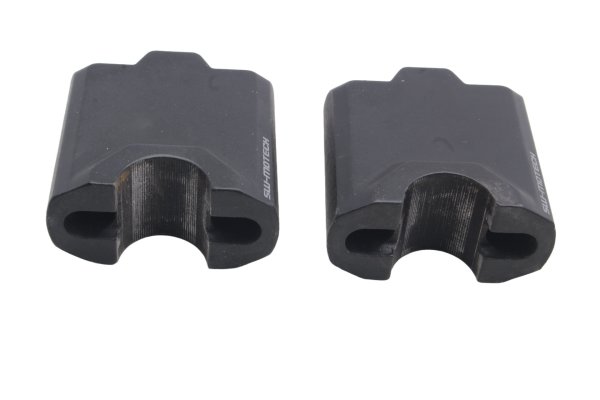 Handlebar risers raiser clamps SW-Motech black pair BMW F 650 GS R13 0175 04-08