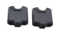 Handlebar risers raiser clamps SW-Motech black pair BMW F...