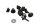 Footrest bracket rubber mounts set right BMW K 100 RS 2 Ventiler K589 0502 83-89