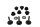 Footrest bracket rubber mounts set right BMW K 100 RS 2 Ventiler K589 0502 83-89