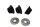 Footrest bracket rubber mounts set right BMW K 100 RS 2 Ventiler K589 0502 83-89