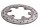 Rear brake disc rotor back wheel drilled 6-hole BMW F 650 GS R13 0175 04-08