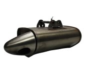 Äänenvaimennin pakoputki KHI K492 moottorin alla Kawasaki ER-6N ER650A 05-08