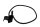 Fuel tank overflow tray drip pan hose BMW K 100 RS 2 Ventiler K589 0502 83-89
