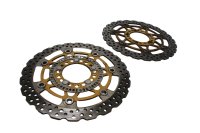 Jarrulevyt pari etu vasen oikea ABS-anturirengas Kawasaki ER-6N ER650A 05-08