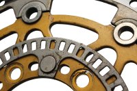 Jarrulevyt pari etu vasen oikea ABS-anturirengas Kawasaki ER-6N ER650A 05-08
