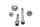 Tornillos amortiguador casquillos trasero Aprilia SMV 750 Dorsoduro M551M 08-17