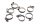 Hose clamps set of 7 radiator coolant pipe clips BMW F 650 GS R13 0175 04-08
