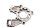 Öljypumppu moottori roottorit kansi pultit BMW R 1200 GS K25 0307 R12 04-07