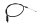 Chokerkabel koldstarttræk bowdenwire BMW K 100 RS 2 Ventiler K589 0502 83-89