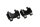 Styrbeslag styrholder risers par øverst BMW K 100 RS 2 Ventiler K589 0502 83-89