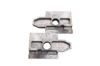 Chain adjusters axle swingarm rear left right set BMW F 650 GS R13 0175 04-08