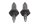 Polttoainetankin kiinnityspultit ohjaintapit 2x BMW F 650 GS R13 0175 04-08