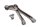 Soporte estribera pasajero pletina trasero derecho Honda CBR 900 RR SC50 02-03