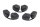 Gommini parastrappi alternatore set 3 pezzi giunto elastico BMW K 1 K-1 88-93