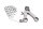Soporte estribera talonera delantero izquierdo Honda CBR 900 RR SC50 02-03