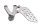 Soporte estribera talonera delantero izquierdo Honda CBR 900 RR SC50 02-03