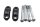 Handlebar clamps upper riser caps mounts with bolts Suzuki SV 1000 S WVBX 03-07
