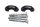 Handlebar clamps upper riser caps mounts with bolts Suzuki SV 1000 S WVBX 03-07