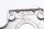 Support compteur porte-instruments cockpit argent BMW R 1150 R R28 0429 01-06