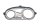 Speedometer cover instrument surround dash bezel BMW F 650 GS R13 0175 04-08