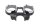 Carcassa strumentazione cover contachilometri cromato Kawasaki Z 900 RS 25-25