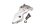 Soporte estribera pletina piloto izquierdo Aprilia SMV 750 Dorsoduro M551M 08-17