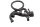 Manguera radiador tubo refrigerante racor Aprilia SMV 750 Dorsoduro M551M 08-17