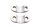 Handlebar clamps bar mount caps holders upper pair Suzuki SV 1000 S WVBX 03-07