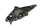 Voetsteunhouder plaat bestuurder rechts BMW K 100 RS 2 Ventiler K589 0502 83-89