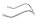 Support garde-boue avant arceau stabilisateur Moto Guzzi California III VW 87-93