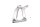 Soporte estribera pasajero trasero derecho Honda XRV 750 Africa Twin RD07 93-03