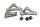 Biellette amortisseur basculeur triangle vis arrière Aprilia RSV4 RK 09-12
