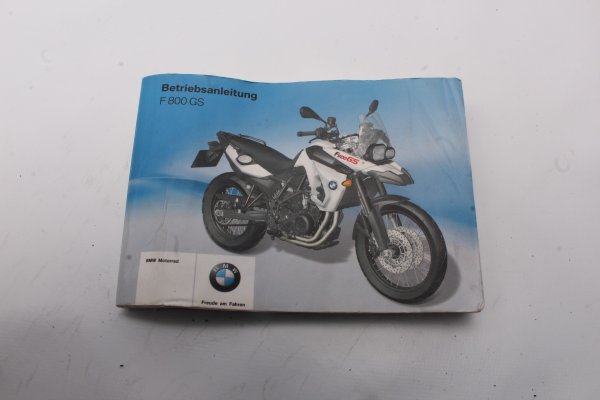 Betriebsanleitung Handbuch Fahrerheft Deutsch BMW F 800 GS E8GS 0219 08-12