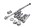 Kit visserie fixation moteur boulons cadre entretoises Aprilia RSV4 RK 09-12