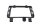 Support calculateur boîtier CDI ECU cadre silentblocs Aprilia RSV4 RK 09-12