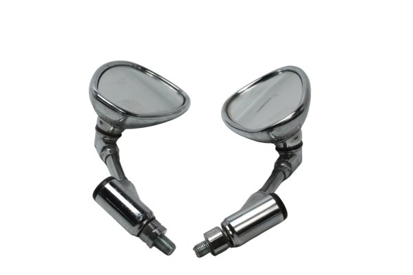 Mirrors pair rear view left right chrome YAMAHA BT 1100 Bulldog RP05 02-06