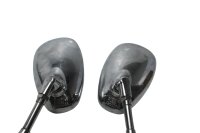Mirrors pair rear view left right chrome YAMAHA BT 1100 Bulldog RP05 02-06