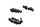 Jarrulevyn pultit sarja 18x etu taka ruuvit YAMAHA BT 1100 Bulldog RP05 02-06