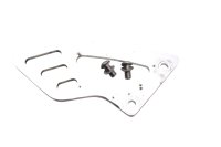 Protège-talon plaque platine repose-pied gauche avant Aprilia RSV4 RK 09-12